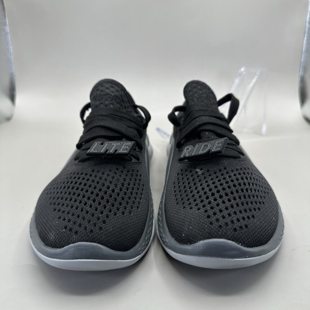 Women's Crocs LiteRide 360 Pacer Sneakers Shoes Black Size 5 US **EXCELLENT** - Picture 3 of 9